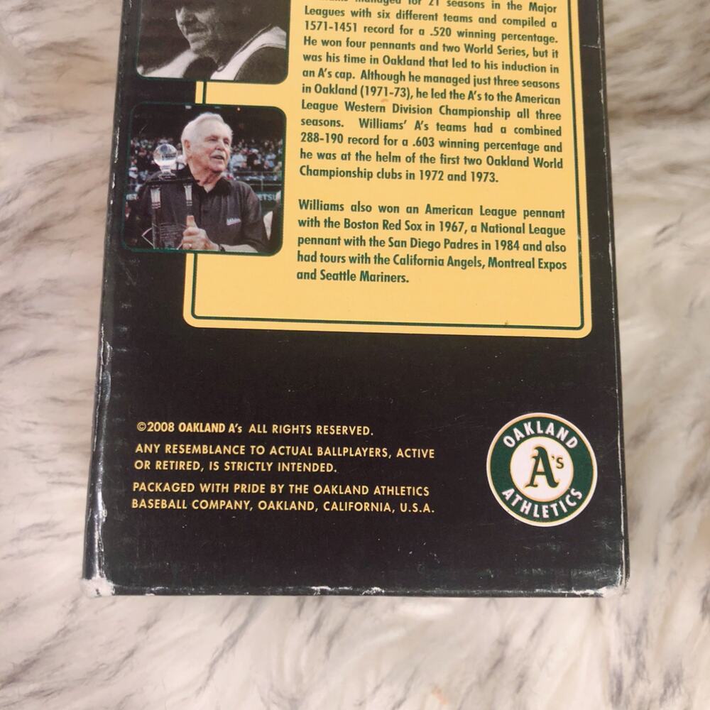 Oakland A's Athletics Dick Williams Bobblehead - Picture 12 of 14